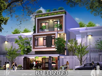 Nhà phố hiện đại mặt tiền 7m