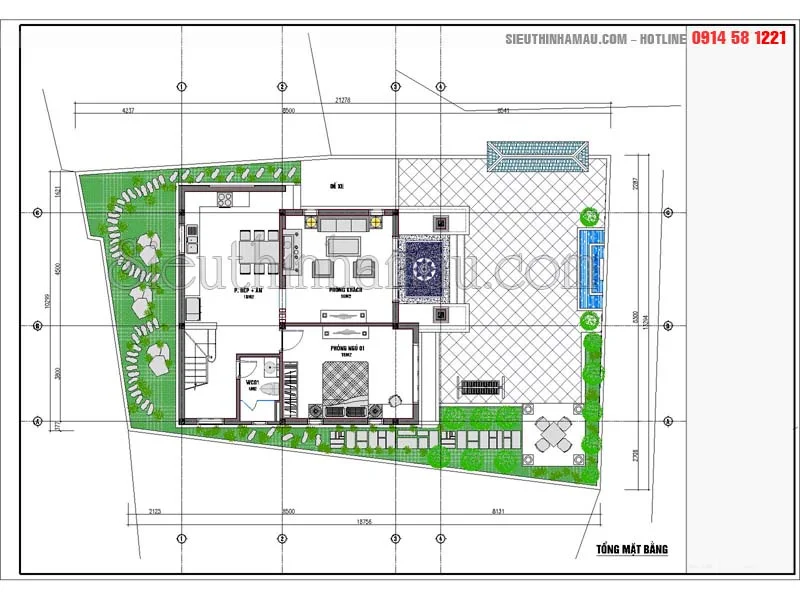 Xây nhà 2 tầng diện tích 80m2