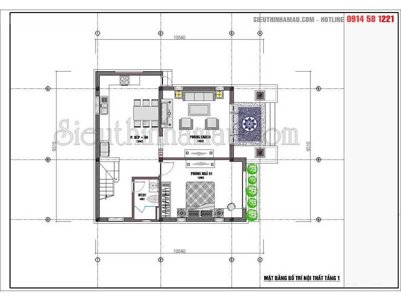 Xây nhà 2 tầng diện tích 80m2