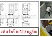 bản vẽ kết cấu bể chứa nước sạch