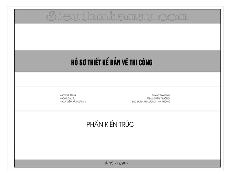 Trình Tự Đọc Bản Vẽ Nhà Như Thế Nào | Siêu Thị Nhà Mẫu