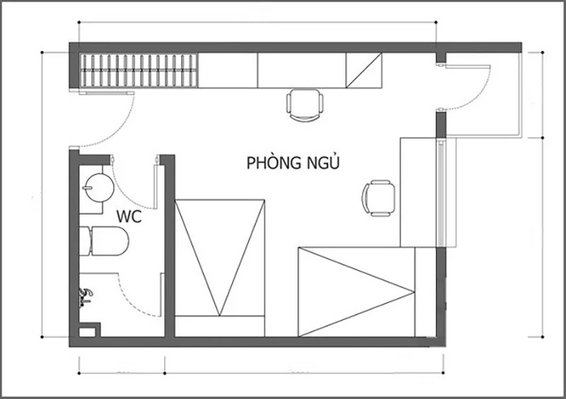 Bản vẽ mặt bằng nhà vệ sinh chi tiết  QuaTest2