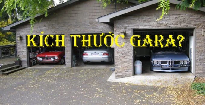 Kích thước nhà để xe ô tô