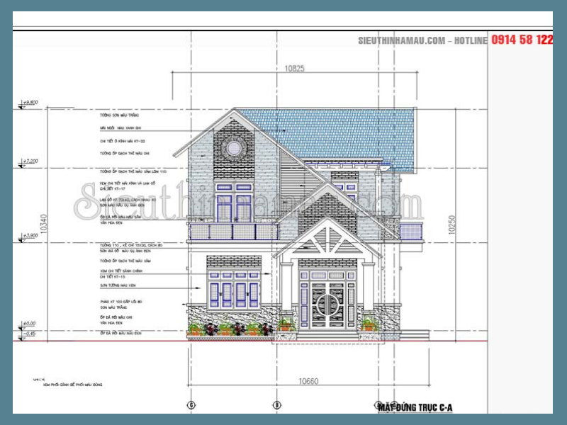 File cad thiết kế mô hình nhà ở xã hội