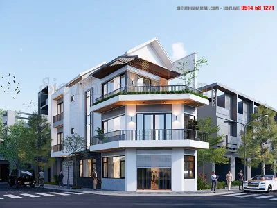 Nhà lô góc 2 mặt tiền 3 tầng diện tích 80m2 BT1250522