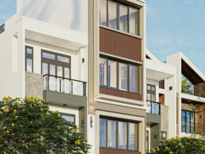 Cải tạo nhà phố 4x12m 4 tầng 1 tum hiện đại tại Hà Nội