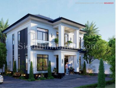 FULL bản vẽ thiết kế nhà 2 tầng 120m2 BT122929