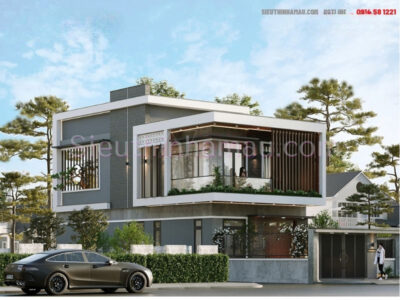 Mẫu thiết kế nhà 2 tầng diện tích 100m2 NP190926